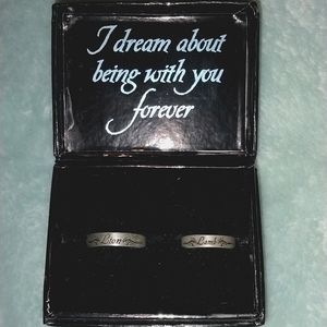 Twilight lion and the lamb rings